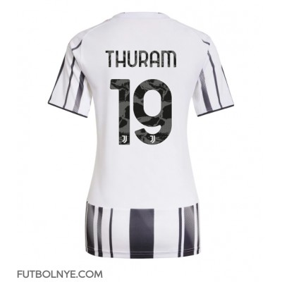 Camiseta Juventus Khephren Thuram #19 Primera Equipación para mujer 2025-26 manga corta Camiseta Juventus Khephren Thuram #19 Primera Equipación para mujer 2025-26 manga corta